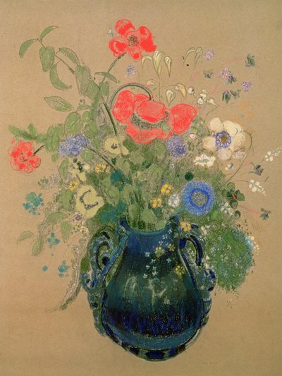 Vase of Flowers, c.1905-08 by Odilon Redon